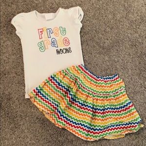 Girls First Grade Outfit